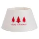 Christmas tree skirt 57 x 57 x 28 cm Ivory