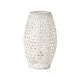 Lámpara de mesa Blanco Metal Bambú 40 W 220-240 V 20 x 20 x 37 cm