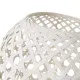 Lámpara de mesa Blanco Metal Bambú 40 W 220-240 V 20 x 20 x 23 cm