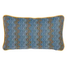 Cushion Blue Printed 50 x 10 x 30 cm