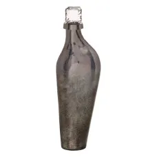 Botella Plateado 13 x 10 x 43 cm Decorativa