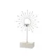 Candleholder White Silver Ceramic Iron 18,4 x 8,4 x 29,1 cm