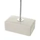 Candleholder White Silver Ceramic Iron 18,4 x 8,4 x 29,1 cm