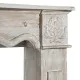 Frontal de chimenea Madera de abeto Madera MDF 116 x 20 x 102 cm