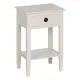 Nightstand White 40 x 30 x 61 cm