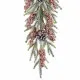 Door Hanger Christmas Multicolour Copper Plastic Pineapples 63 cm