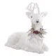 Christmas bauble White Polyfoam Deer 60 x 37 x 63 cm