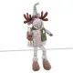 Christmas bauble Multicolour Sand Fabric Reindeer 18 x 11 x 60 cm