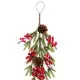 Door Hanger Christmas Red Multicolour Plastic Foam 60 cm