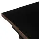 Escritorio Madera MDF Negro Natural 120 x 60 x 75 cm
