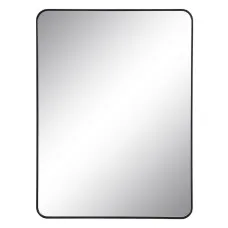 Wall mirror Black 76 x 3 x 101 cm