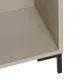 Nightstand NECTO Orange Taupe Iron MDF Wood 40 x 31,2 x 66,2 cm