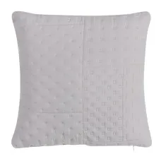 Cushion Taupe 40 x 10 x 40 cm Squared Geometric