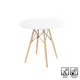 Table White Natural 80 x 80 x 74 cm