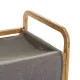 Laundry basket Grey Natural Bamboo 41 x 35 x 61 cm