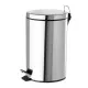 Pedal bin Black Silver 12 L