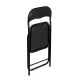 Stool Black Polyurethane PVC Iron 30 x 30 x 45 cm