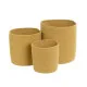 Set of Baskets Yellow 27 L (3 Units)