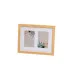 Photo frame White Natural Crystal MDF Wood