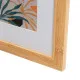 Photo frame White Natural Crystal MDF Wood
