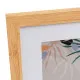 Photo frame White Natural Crystal MDF Wood