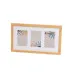 Photo frame White Natural Crystal MDF Wood