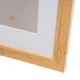 Photo frame White Natural Crystal MDF Wood