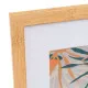 Photo frame White Natural Crystal MDF Wood