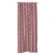 Cortina Rojo Multicolor 140 x 1 x 260 cm