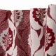Cortina Rojo Multicolor 140 x 1 x 260 cm