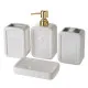 Bath Set White Ceramic 27,5 x 7 x 24 cm