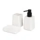 Bath Set White Ceramic 20,5 x 7 x 17,5 cm