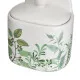 Salero con Tapa GREENS Blanco Verde Gres 500 ml 12 x 8,5 x 15 cm