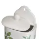 Salero con Tapa GREENS Blanco Verde Gres 500 ml 12 x 8,5 x 15 cm