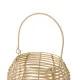 Lantern Natural Iron Rattan 21 x 21 x 32 cm