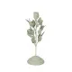 Candleholder Light Green Iron 8 x 8 x 26 cm