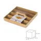 Cutlery Organiser Natural Bamboo 31 x 31 x 6,5 cm