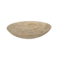 Tray Beige Golden 37 x 37 x 8 cm