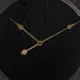 Reloj de Pared Negro Dorado Hierro Madera MDF 61 x 2,5 x 61 cm