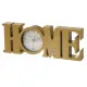Table clock HOME Golden Plastic 39 x 3,5 x 15 cm