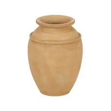 Vase Yellow Ceramic 27 x 27 x 37 cm