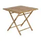 Side table Beige 80 x 80 x 75 cm