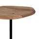 Mesa auxiliar Negro Natural 35 x 35 x 65 cm