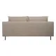 Sofá Taupé 216 x 86 x 90 cm
