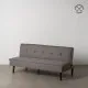 Sofá Cama Negro Gris 181 x 102 x 85 cm