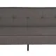 Sofá Cama Negro Gris 181 x 102 x 85 cm