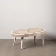 Centre Table White 100 x 70 x 45 cm