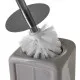 Toilet Brush Grey Ceramic 11 x 11 x 30 cm