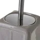 Toilet Brush Grey Ceramic 11 x 11 x 30 cm