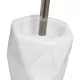 Toilet Brush White Ceramic 12 x 12 x 34 cm
